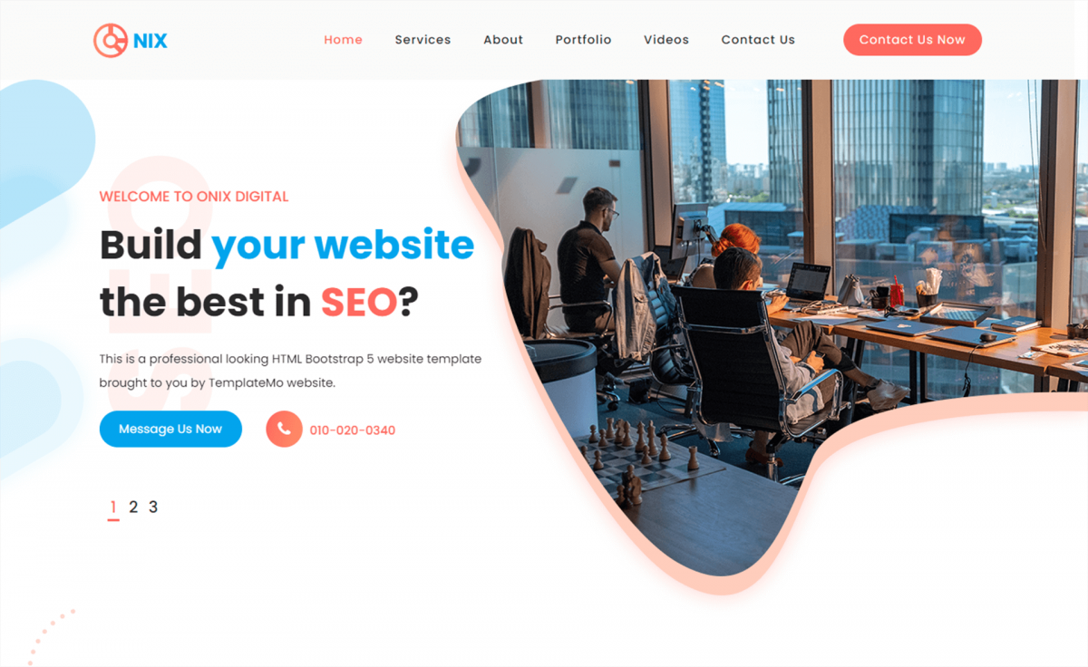 Detail Marketing Web Template Nomer 44