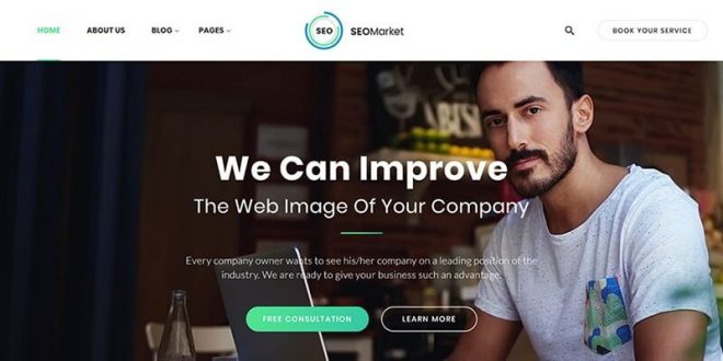 Detail Marketing Web Template Nomer 47