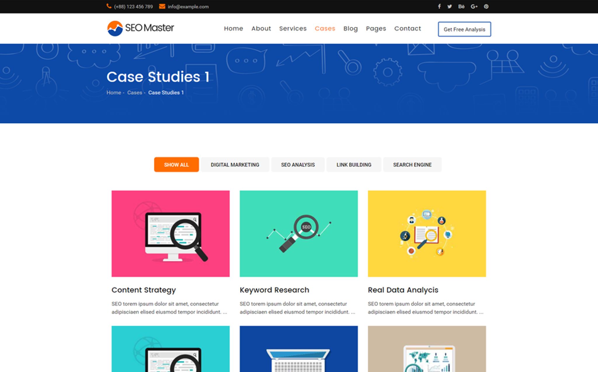 Detail Marketing Web Template Nomer 51