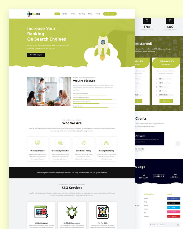 Detail Marketing Web Template Nomer 56