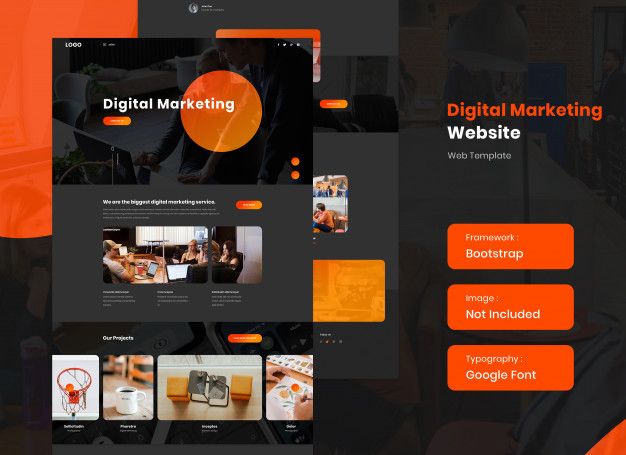 Detail Marketing Web Template Nomer 8
