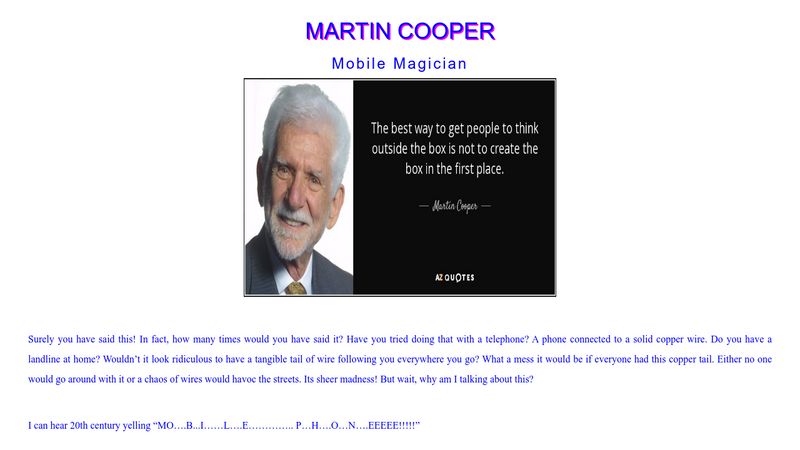 Detail Martin Cooper Quotes Nomer 37