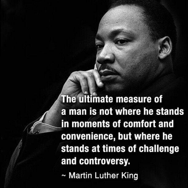 Martin Luther King Quotes The Ultimate Measure Of A Man - KibrisPDR