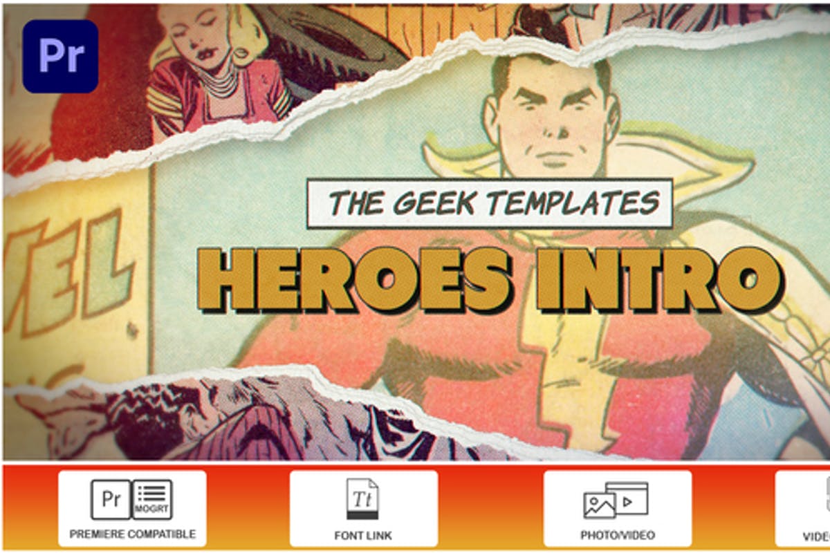 Detail Marvel Intro Template Premiere Pro Nomer 14