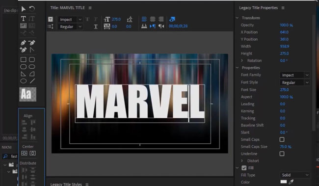 Detail Marvel Intro Template Premiere Pro Nomer 24