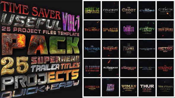 Detail Marvel Intro Template Premiere Pro Nomer 26