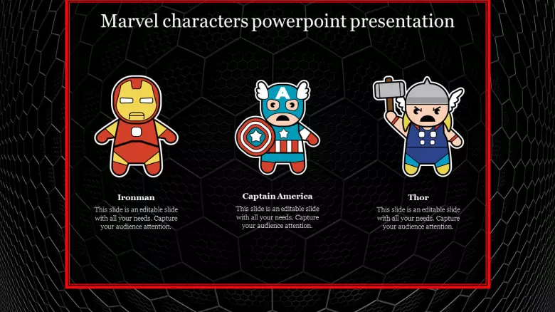 Detail Marvel Presentation Template Nomer 30