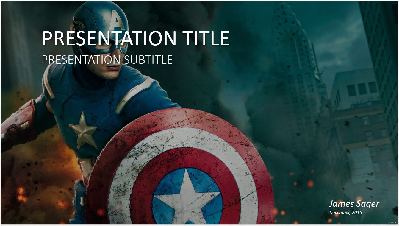 Detail Marvel Presentation Template Nomer 44