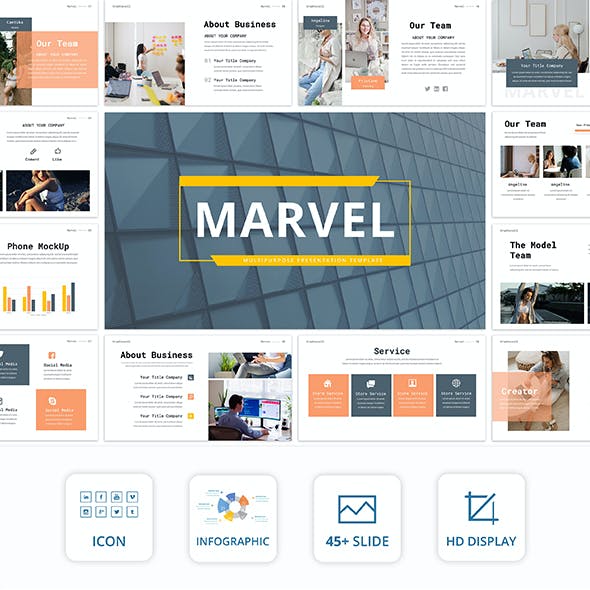 Detail Marvel Template Powerpoint Nomer 38