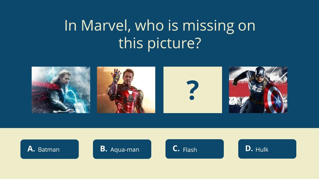 Detail Marvel Template Powerpoint Nomer 6