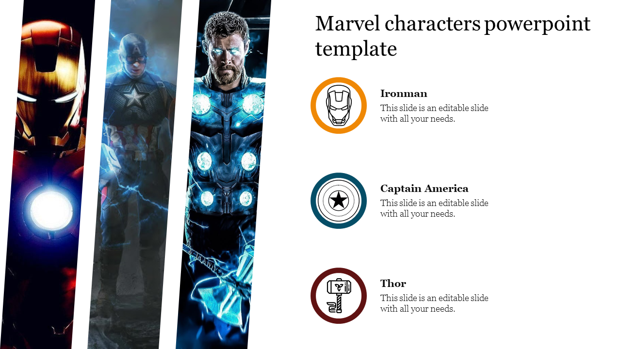 Detail Marvel Template Powerpoint Nomer 7