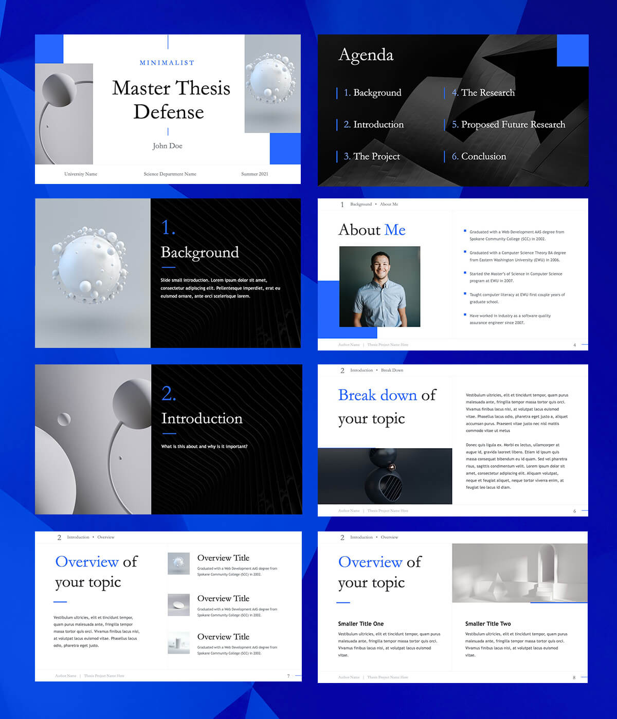 Detail Master Thesis Defense Presentation Template Free Nomer 13