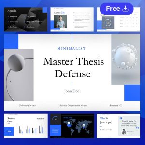 Detail Master Thesis Defense Presentation Template Free Nomer 53