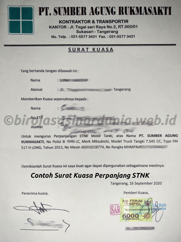 Detail Materai Untuk Surat Kuasa Nomer 27