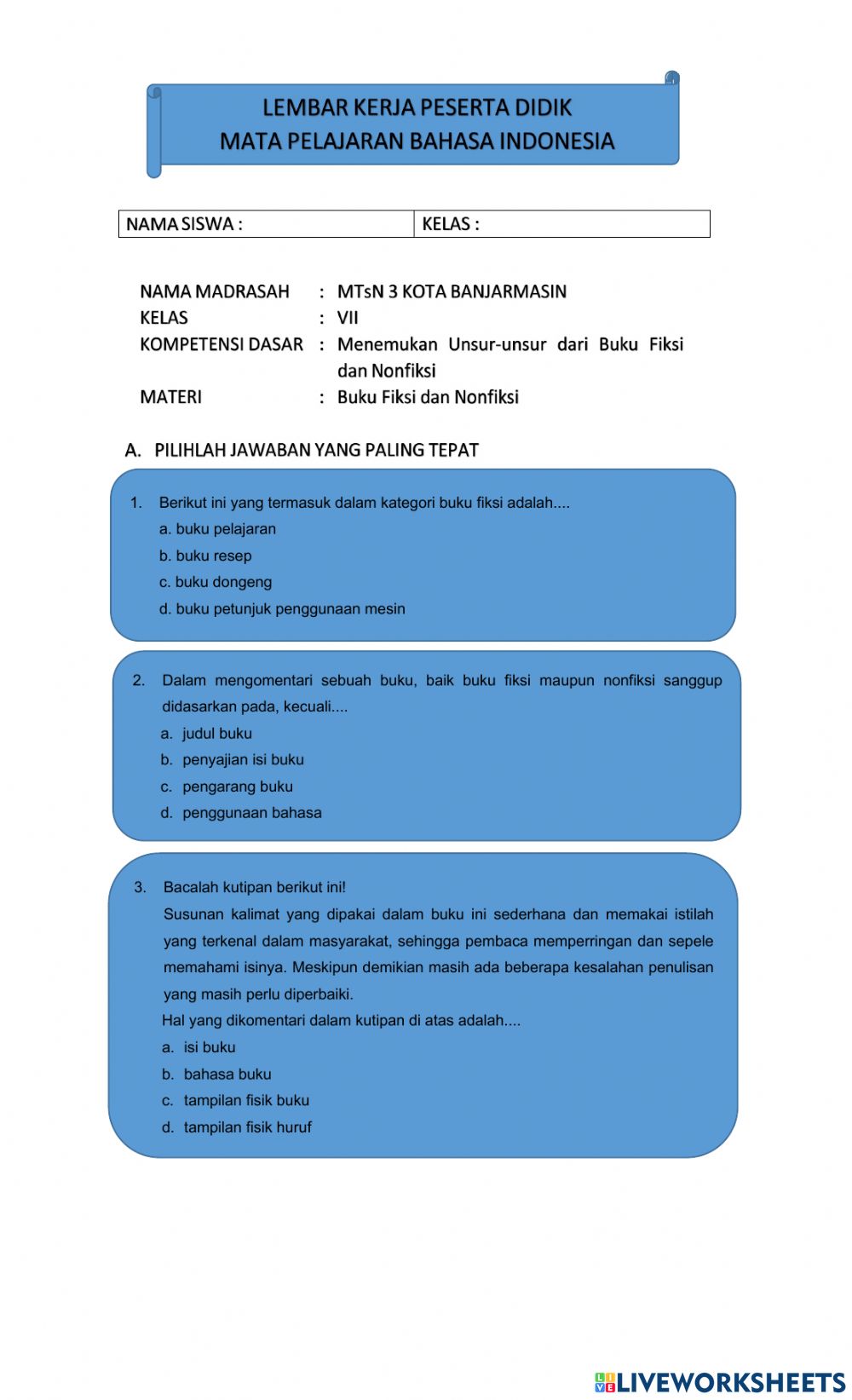 Detail Materi Buku Fiksi Nomer 29