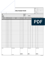 Detail Material Traceability Report Template Nomer 3