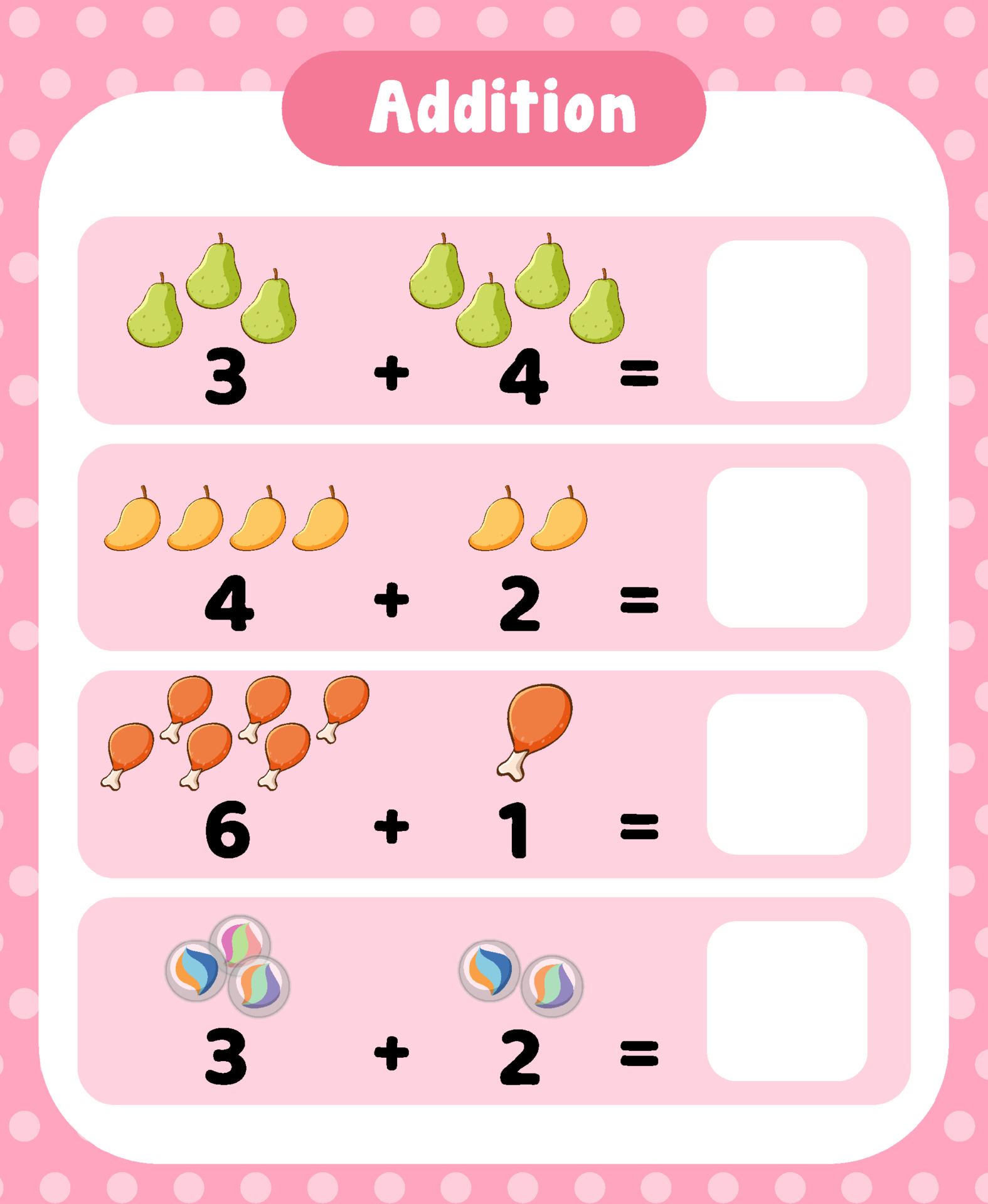 Detail Math Worksheet Template Nomer 25