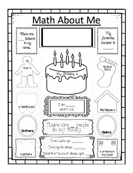 Detail Maths About Me Template Nomer 2