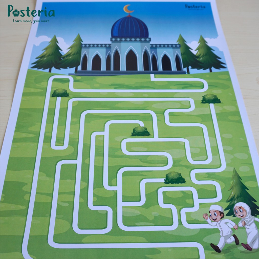 Detail Maze Gambar Masjid Untuk Anak Paud Nomer 5