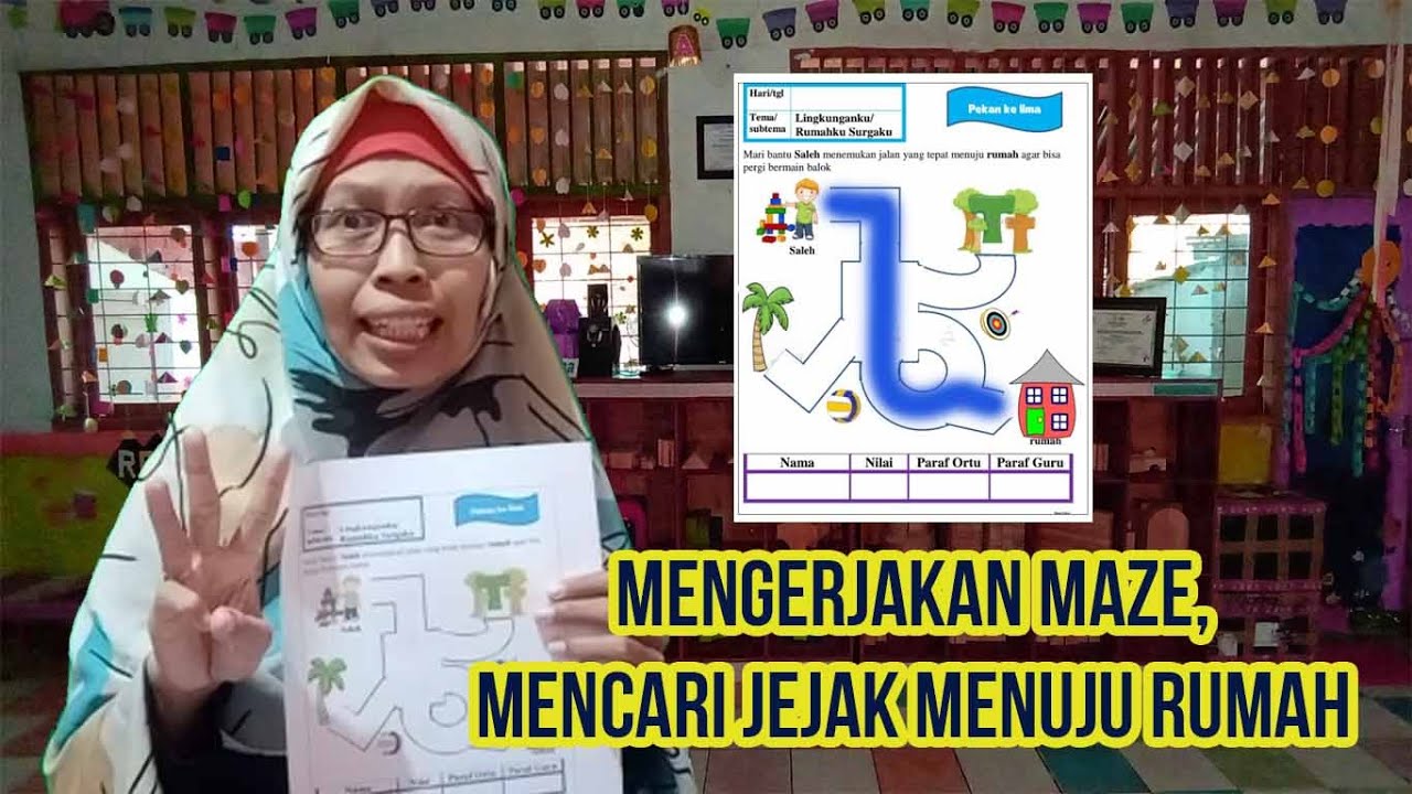 Detail Maze Gambar Masjid Untuk Anak Paud Nomer 34