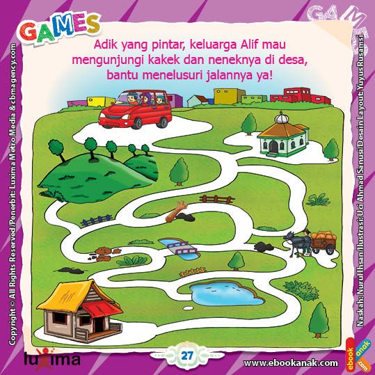 Detail Maze Mencari Rumah Nomer 9