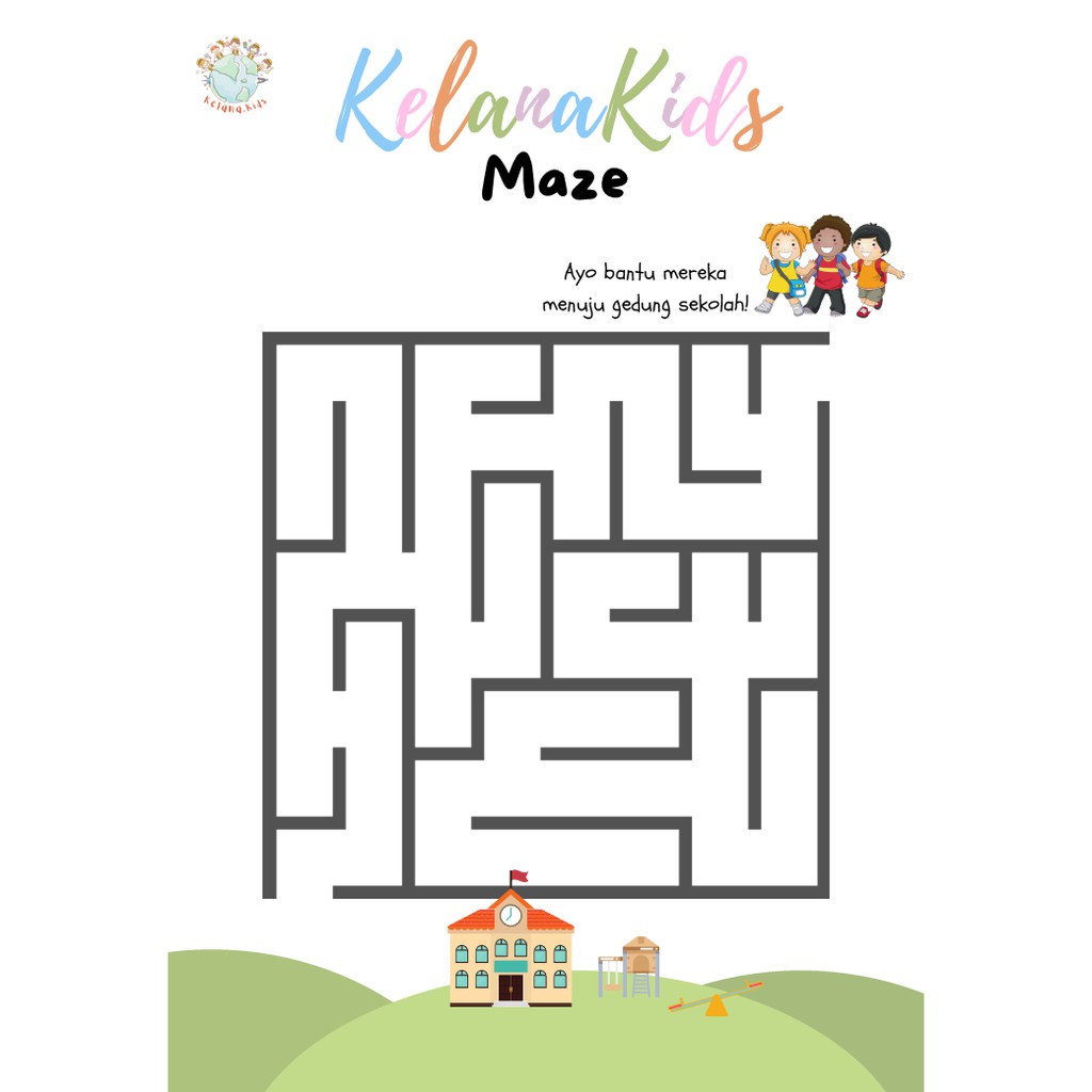 Detail Maze Mencari Rumah Nomer 7