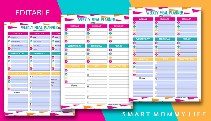Detail Meal Plan Template Nomer 33