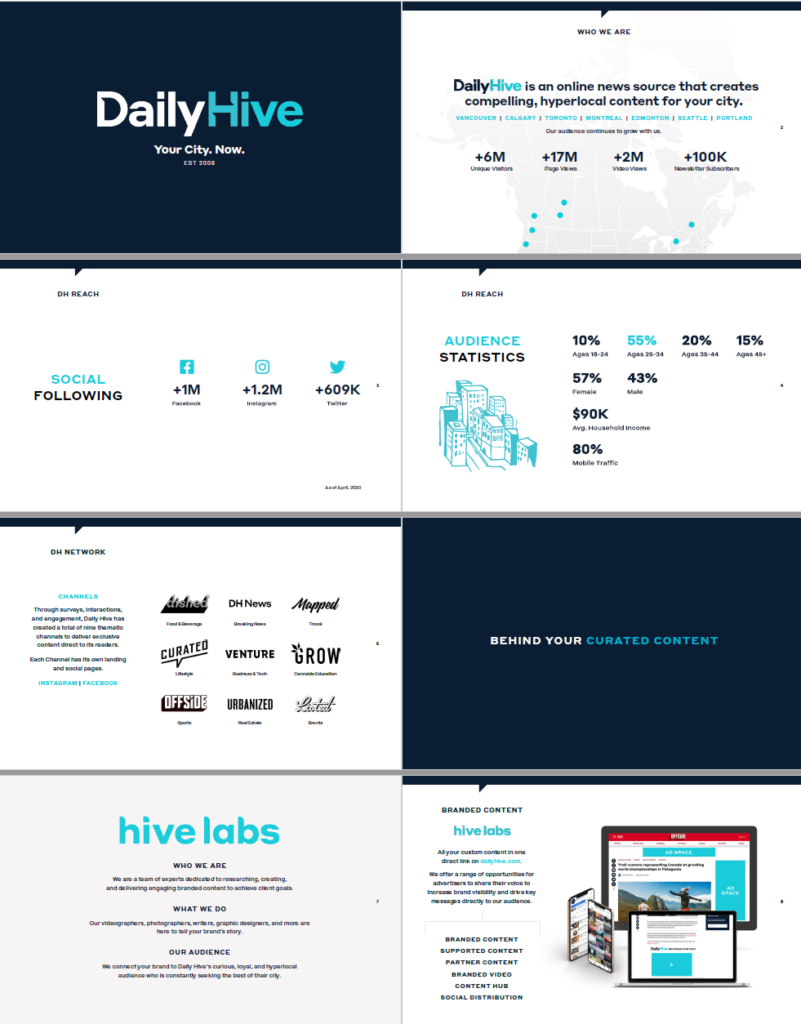 Detail Media Deck Template Nomer 35