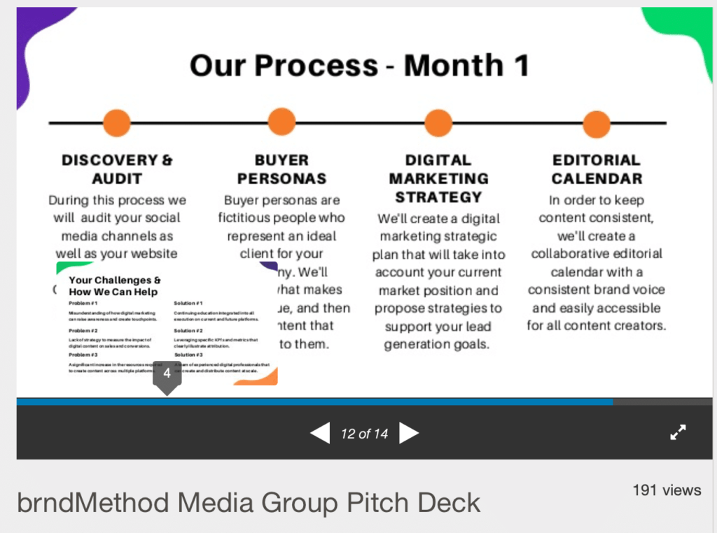 Detail Media Deck Template Nomer 5