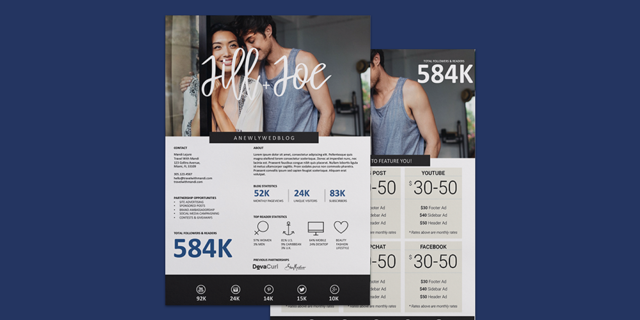 Detail Media Deck Template Nomer 9