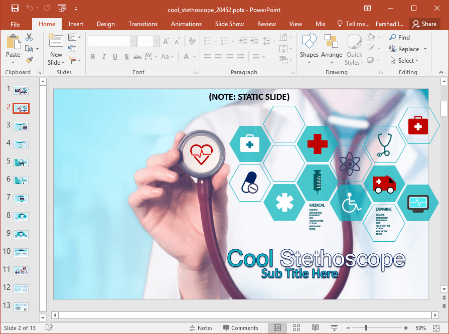 Detail Medical Ppt Template Nomer 15