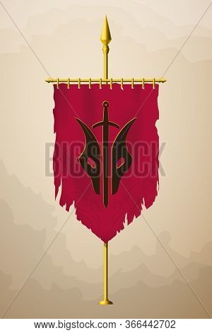 Detail Medieval Flag Template Nomer 24