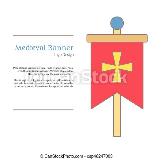 Detail Medieval Flag Template Nomer 43