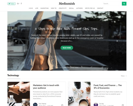 Detail Medium Wordpress Template Nomer 19