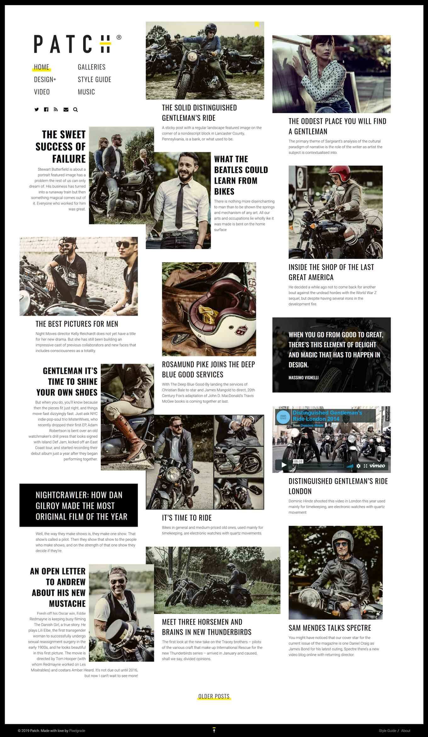 Detail Medium Wordpress Template Nomer 45