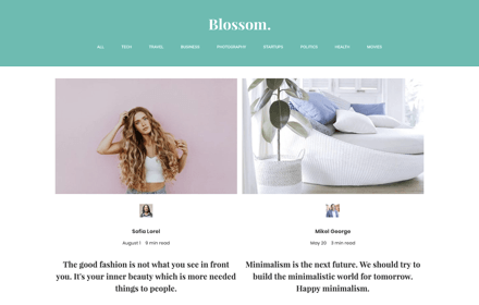 Detail Medium Wordpress Template Nomer 47