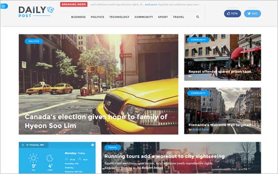 Detail Medium Wordpress Template Nomer 9