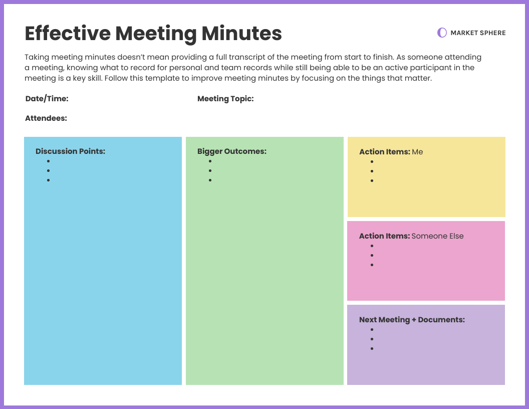 Detail Meeting Minutes Template Powerpoint Nomer 16