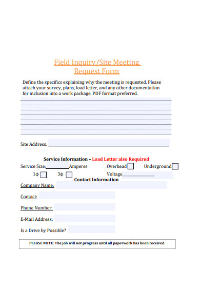 Detail Meeting Request Template Nomer 16