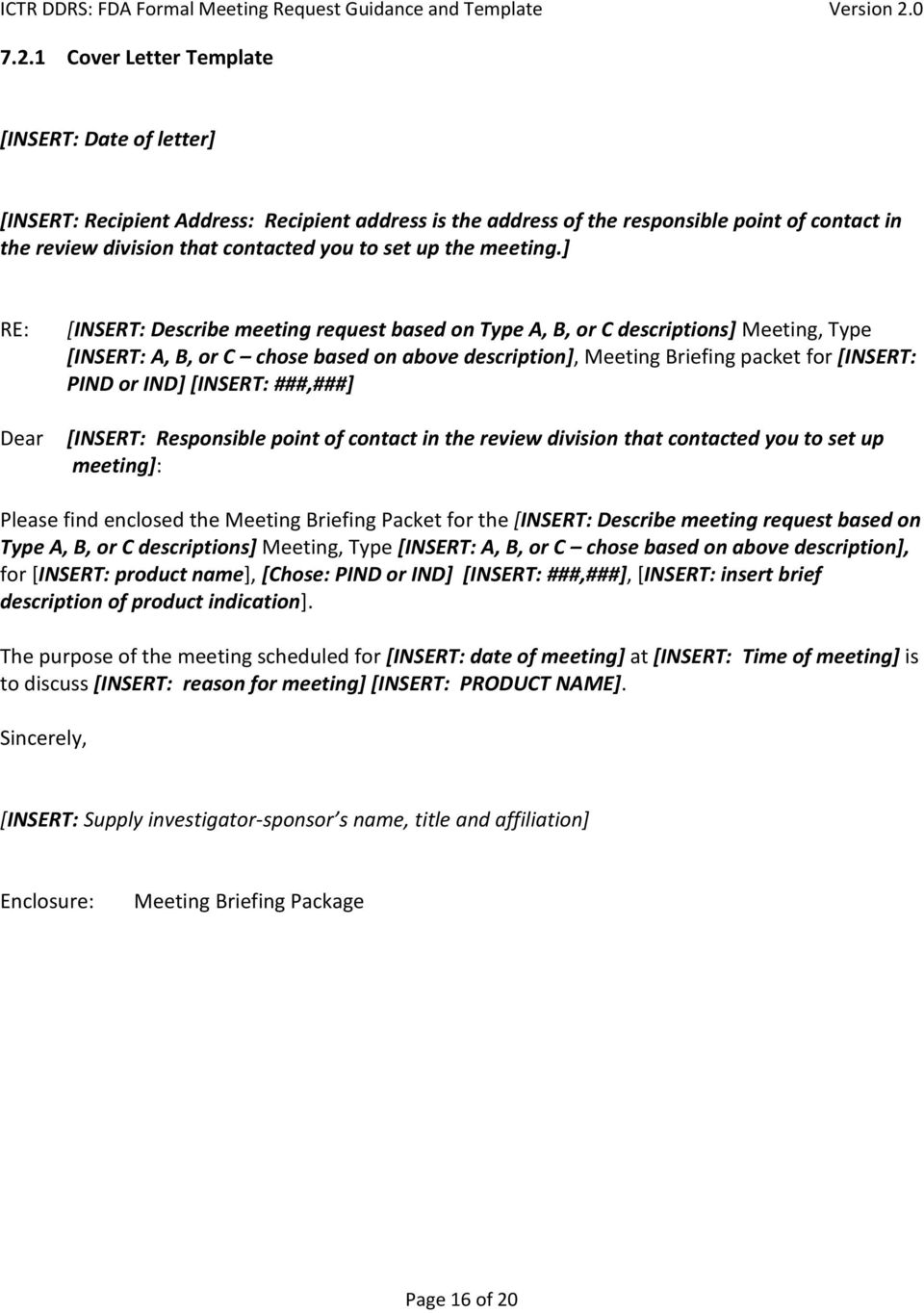 Detail Meeting Request Template Nomer 57