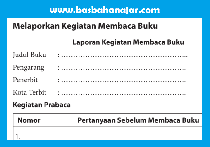 Detail Melaporkan Kegiatan Membaca Buku Nomer 35