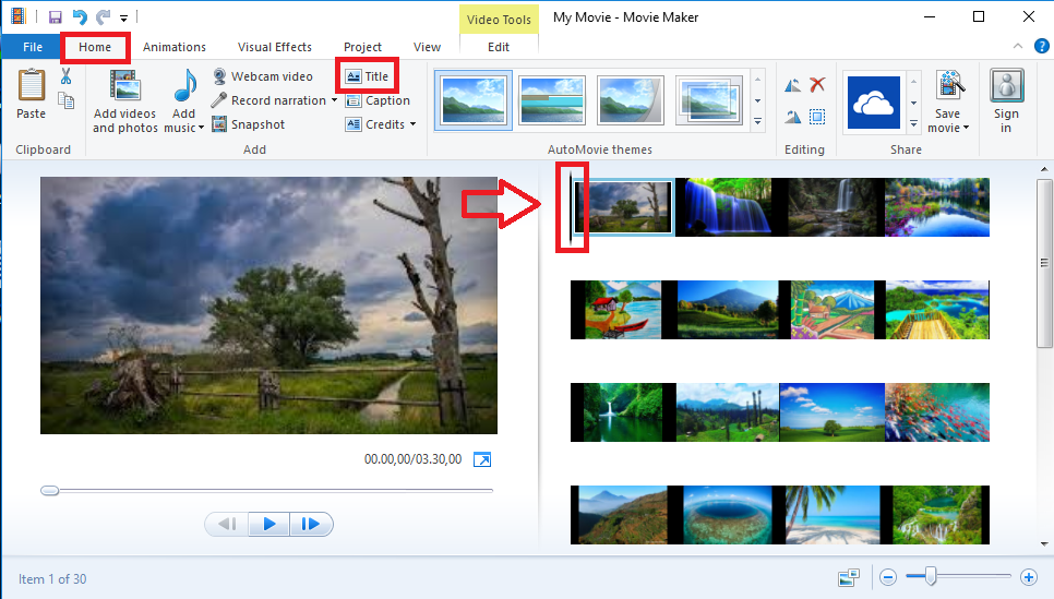 Detail Memasukan Gambar Di Movie Maker Nomer 10