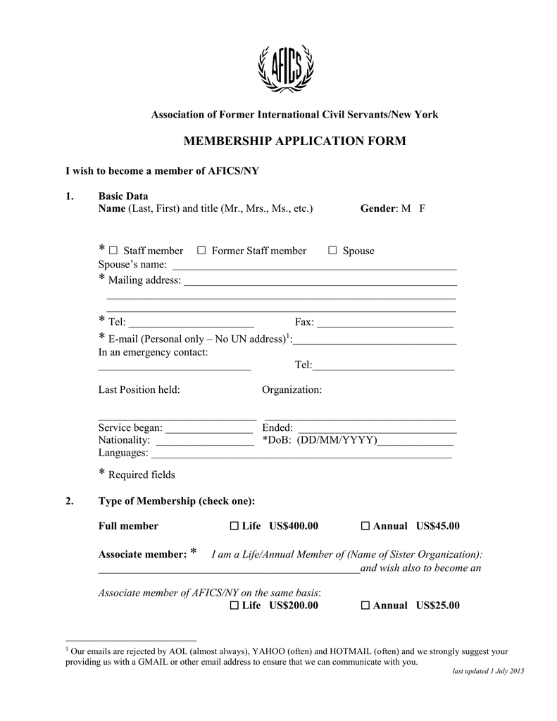 Detail Member Application Template Nomer 11