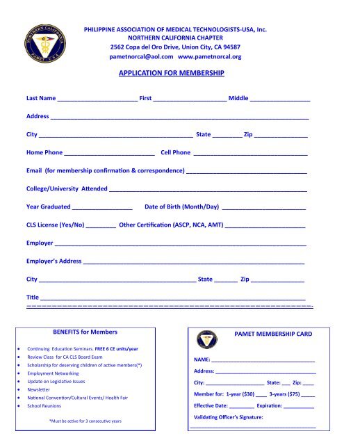 Detail Member Application Template Nomer 13
