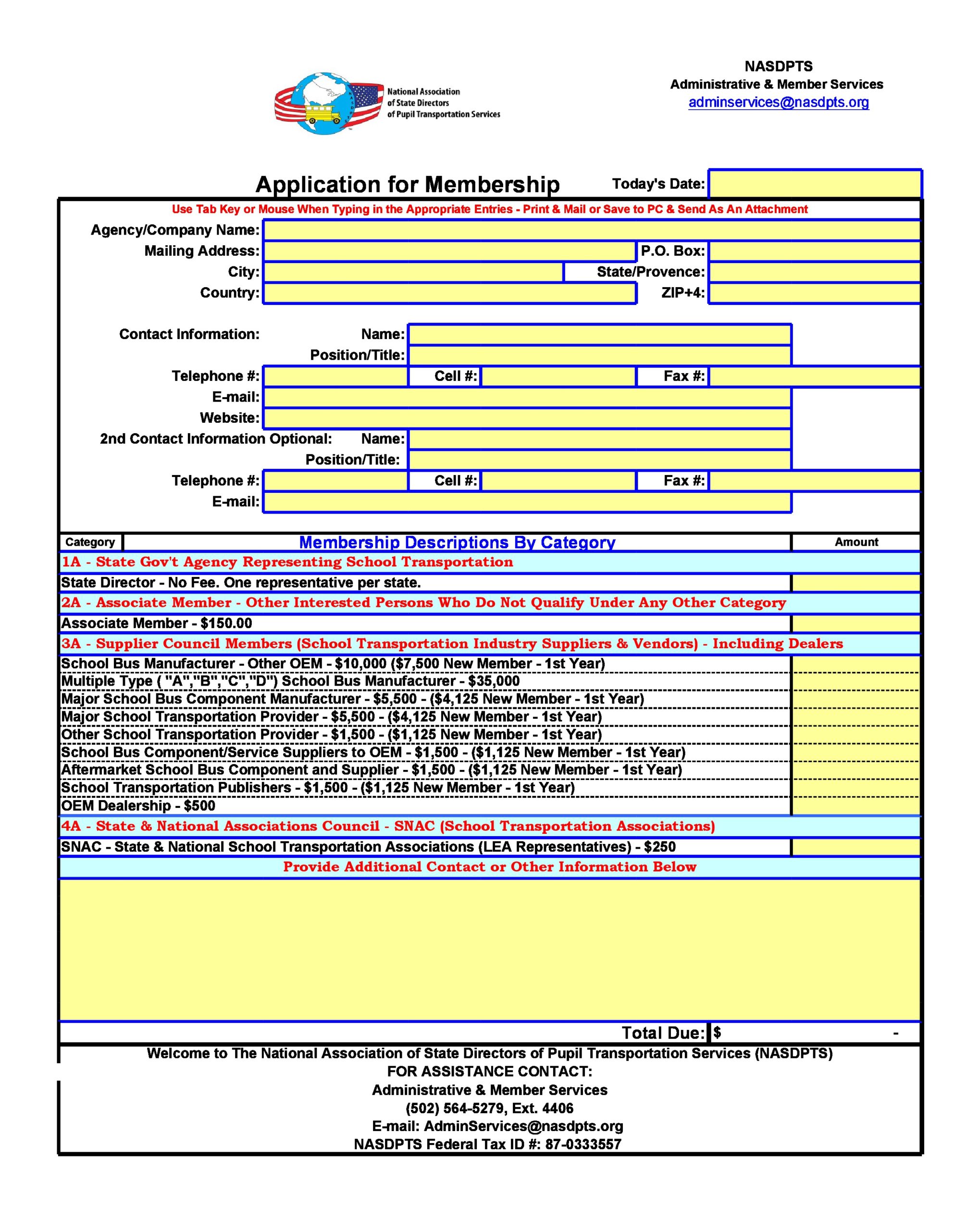 Detail Member Application Template Nomer 15