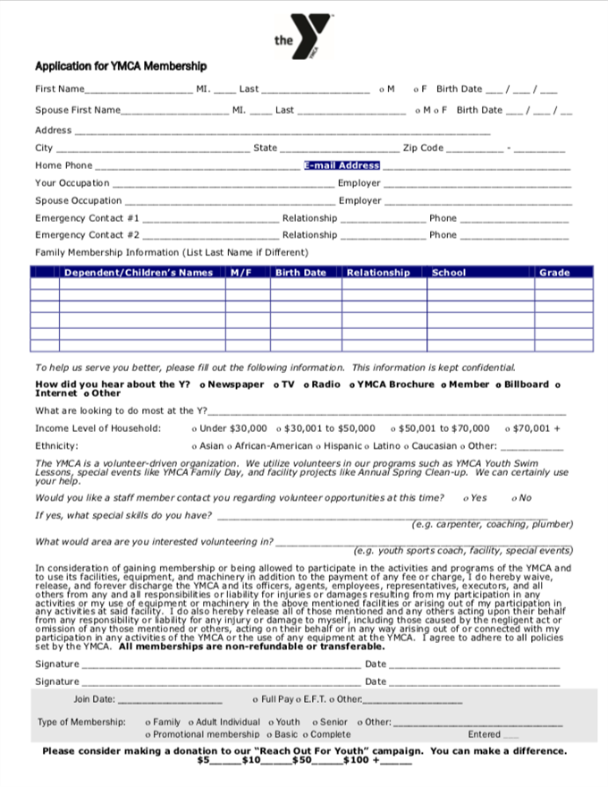 Detail Member Application Template Nomer 22