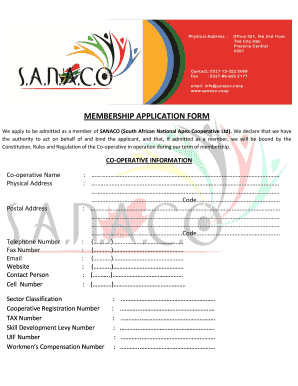 Detail Member Application Template Nomer 31
