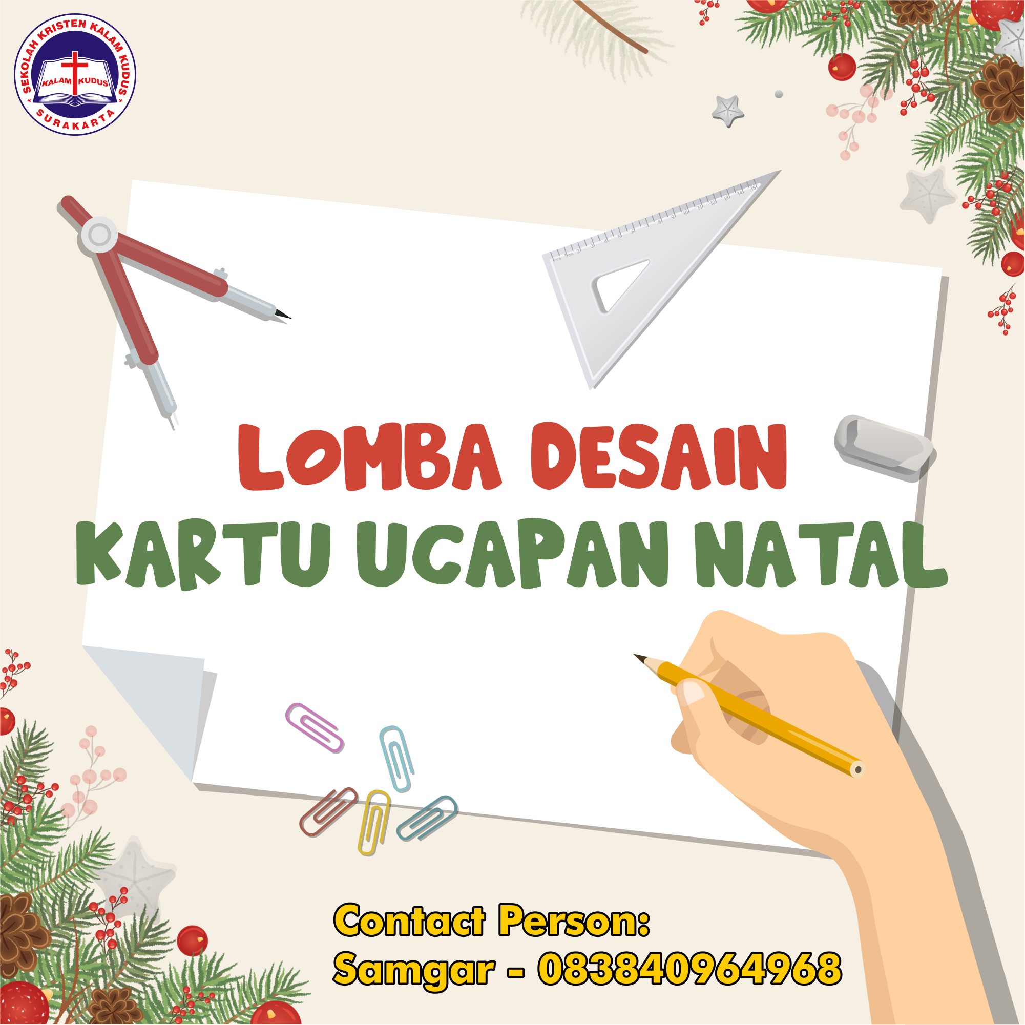 Detail Membuat Kartu Ucapan Natal Nomer 22