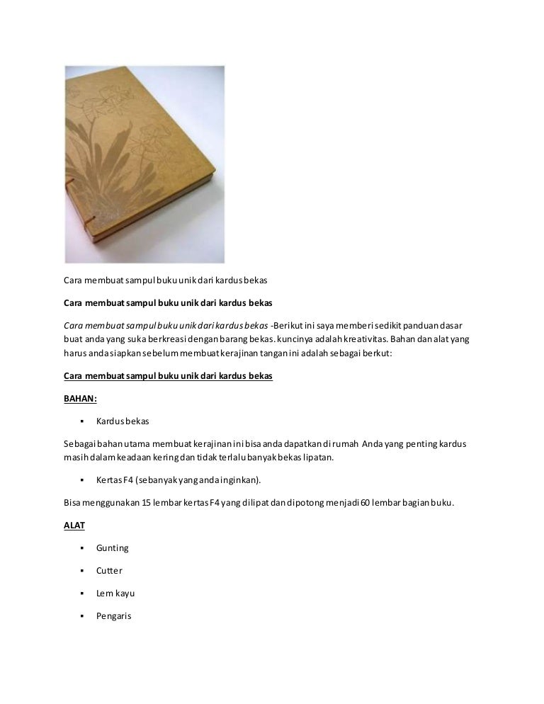 Detail Membuat Sampul Buku Nomer 19