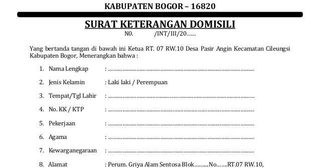 Detail Membuat Surat Domisili Online Nomer 3